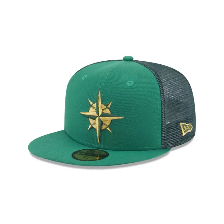 Seattle Mariners 2023 MLB ST. PATRICK'S DAY 59FIFTY kgrn