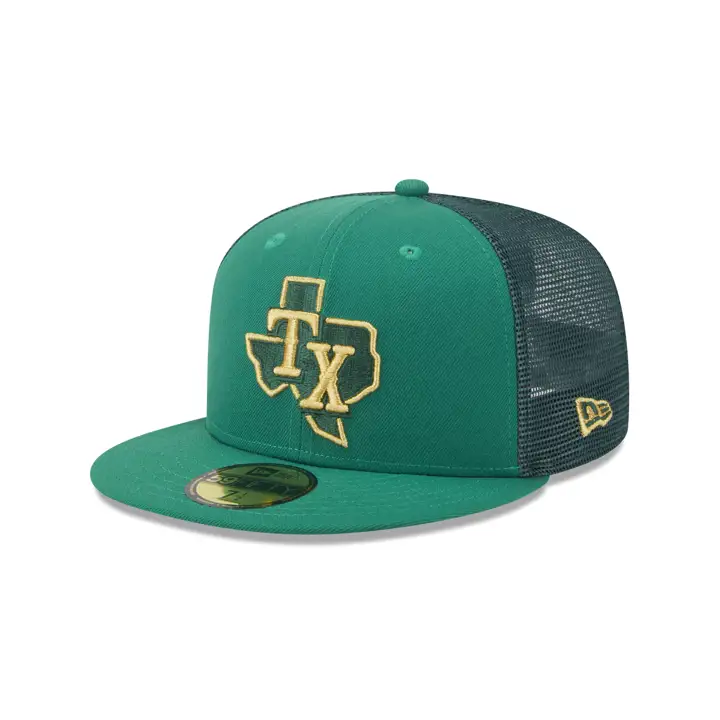 Texas Rangers 2023 MLB ST. PATRICK'S DAY 59FIFTY Vert F.C.