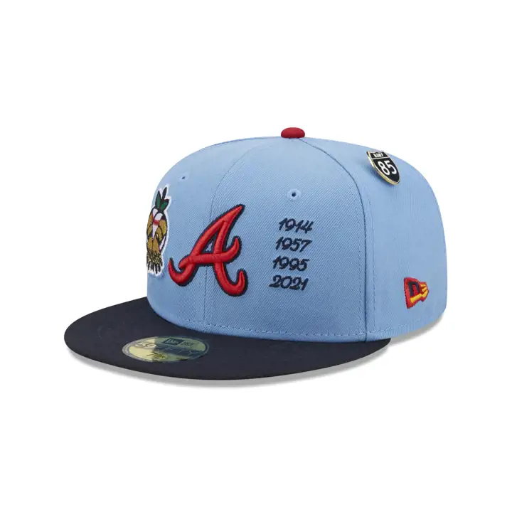 Atlanta Braves MLB Quavo 59FIFTY SKBL/NAVY/GRY
