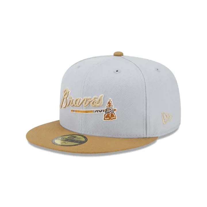 Atlanta Braves MLB Autumn Storm 59FIFTY GRY/WHE/IVO
