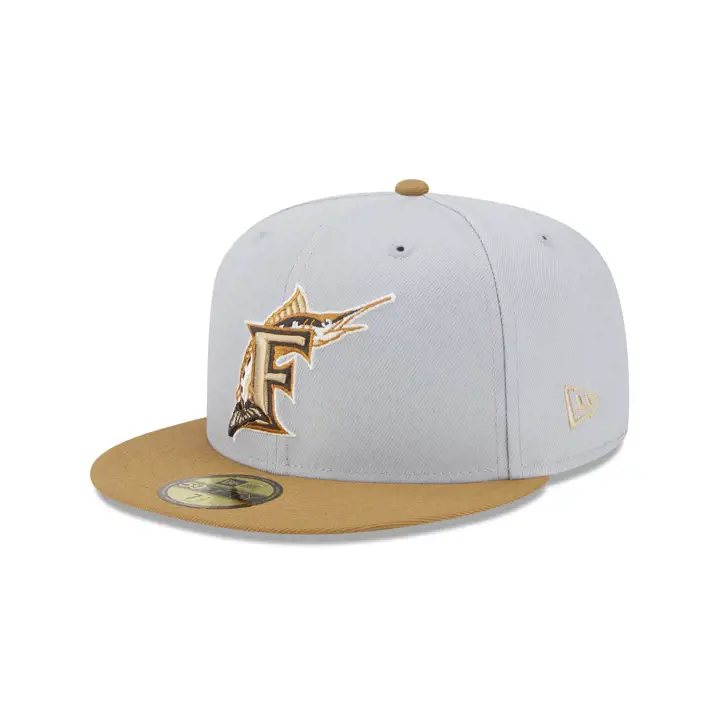 Florida Marlins MLB Autumn Storm 59FIFTY GRIS/BLC/IVO