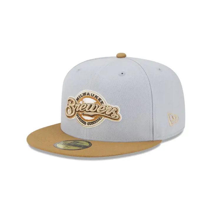 Milwaukee Brewers MLB Autumn Storm 59FIFTY GRIS/BLC/IVO