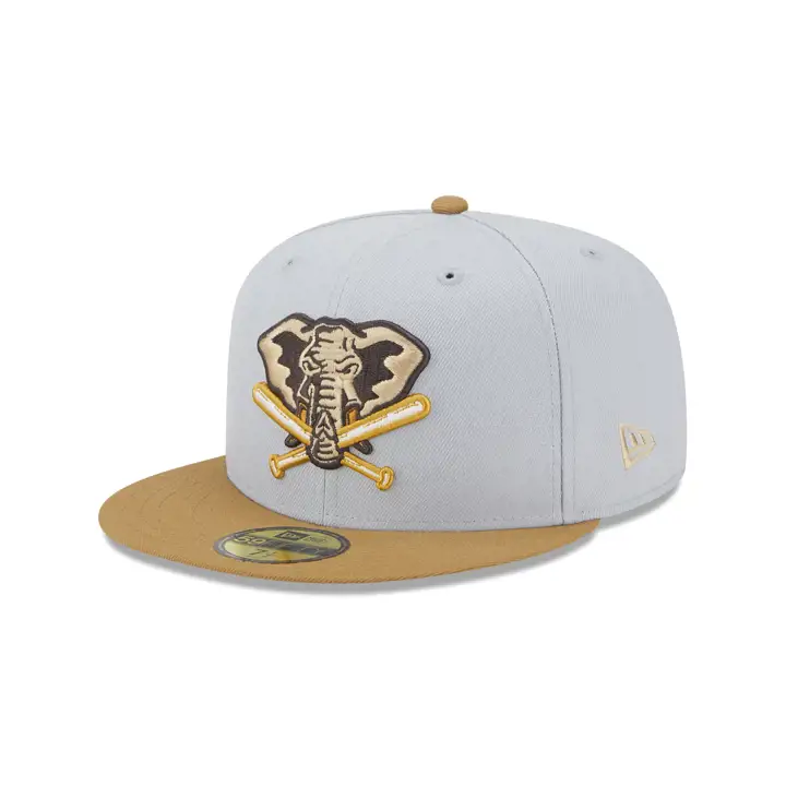 Oakland Athletics MLB Automne Storm 59FIFTY GRY/WHE/IVO