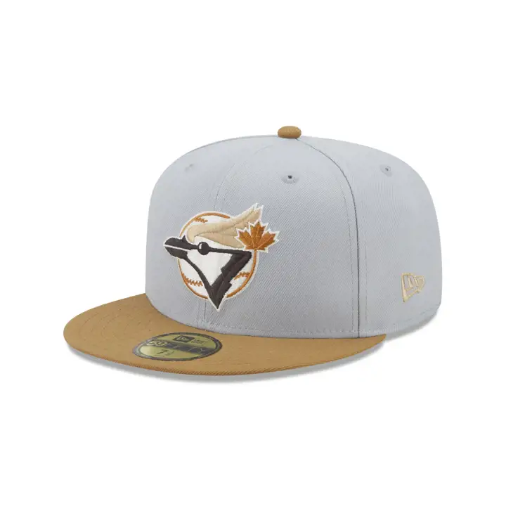 Casquette ajustée 59FIFTY Toronto Blue Jays MLB Autumn Storm gris/blanc/ivoire