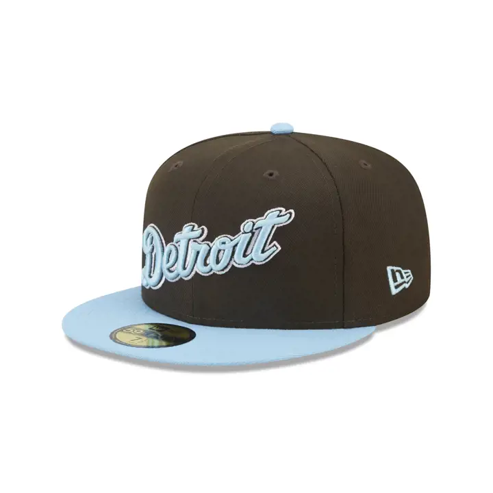 Casquette 59FIFTY MLB Muddy Waters Detroit Tigers Noyer/Bleu Ciel/Gris