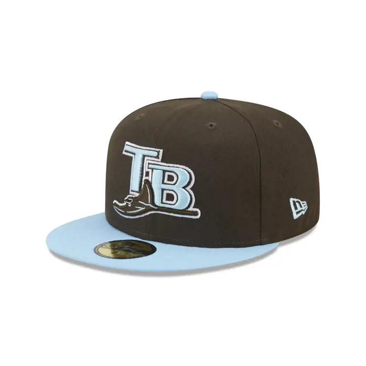 Tampa Bay Rays MLB Muddy Waters 59FIFTY NOISETTE/BLEU CIEL/GRIS