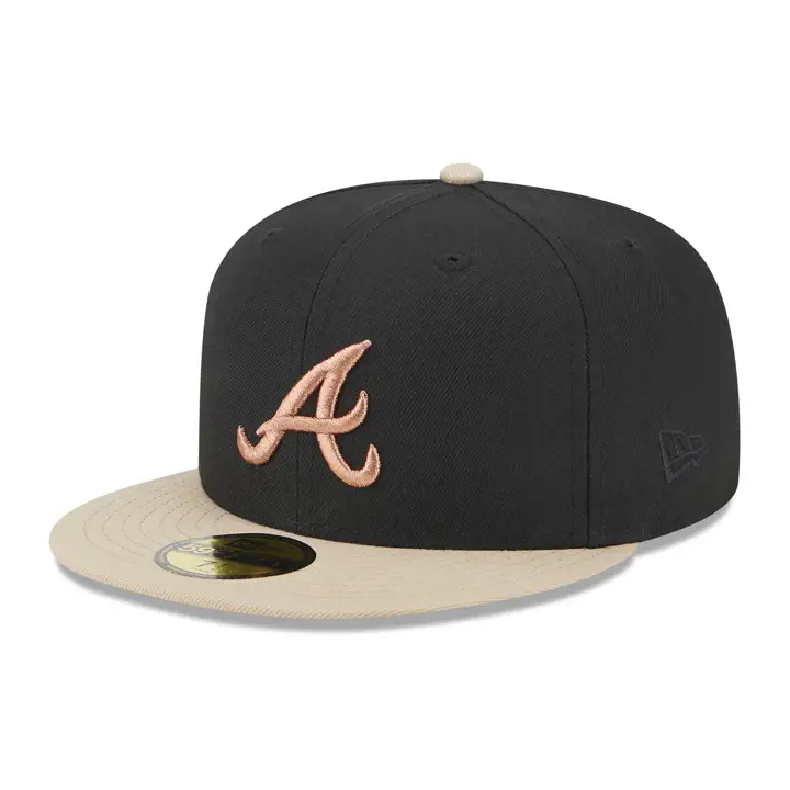 Atlanta Braves MLB Rust Belt 2.0 59FIFTY BLK/TAN/ORGRED