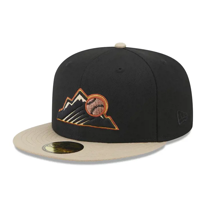 Colorado Rockies MLB Rust Belt 2.0 59FIFTY BLK/TAN/ORGRED
