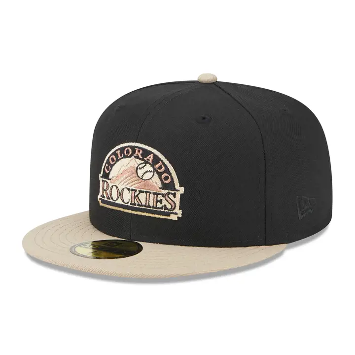 Colorado Rockies MLB Rust Belt 2.0 LHD 59FIFTY BLK/TAN/ORGRE