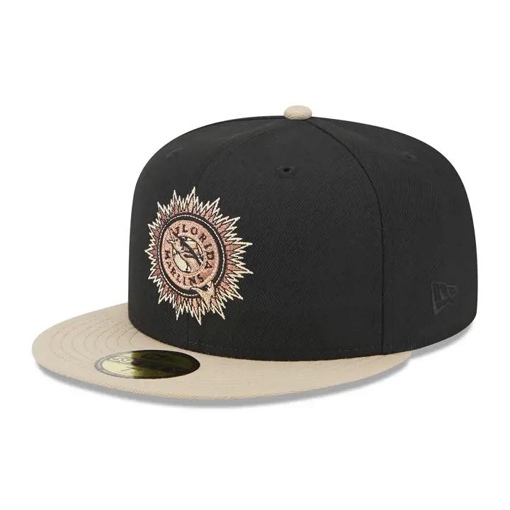 Florida Marlins MLB Rust Belt 2.0 LHD 59FIFTY NOIR/BRUN CLAIR/ORANGE-ROUGE