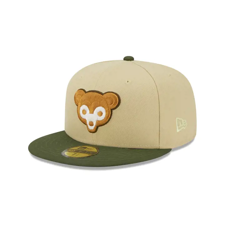 Chicago Cubs MLB Vegas Strip 59FIFTY VEG GLD/GRN/LPNK