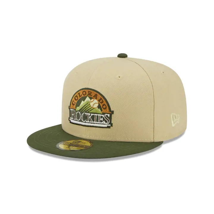Colorado Rockies MLB Vegas Strip 59FIFTY VEG GLD/GRN/LPNK