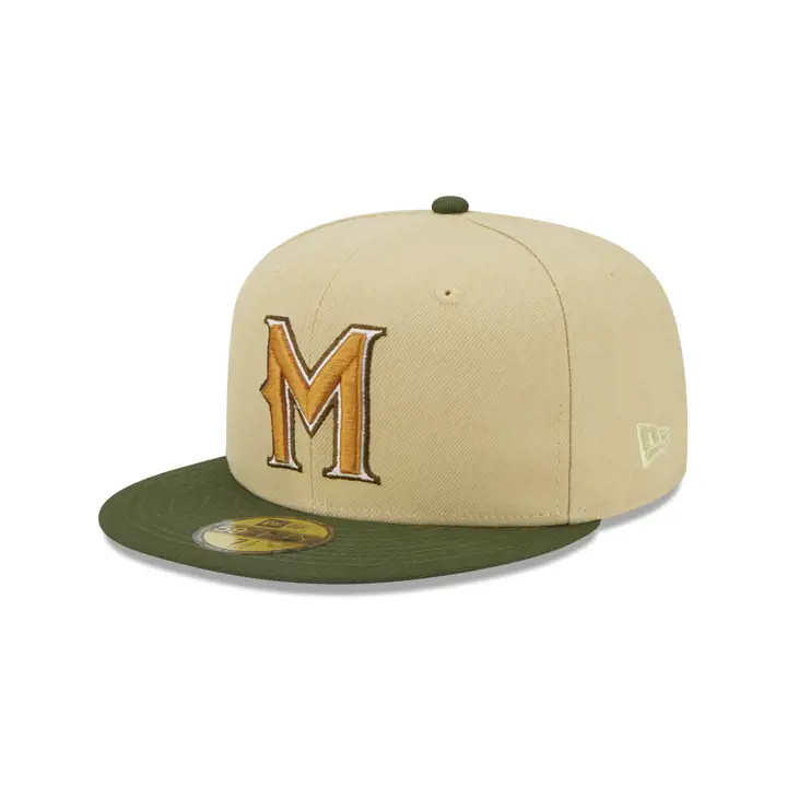 Milwaukee Brewers MLB Vegas Strip 59FIFTY VEG GLD/GRN/LPNK