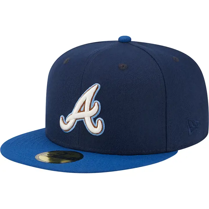 Atlanta Braves MLB The Blues 59FIFTY BLEU/BLEU/NOYER