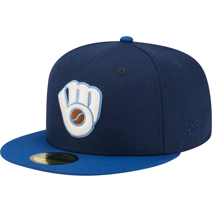 Milwaukee Brewers MLB The Blues 59FIFTY BLEU/BLEU/NOIX