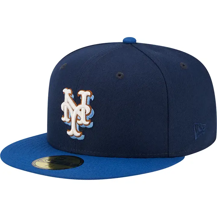 New York Mets MLB The Blues 59FIFTY BLEU/BLEU/NOISETTE