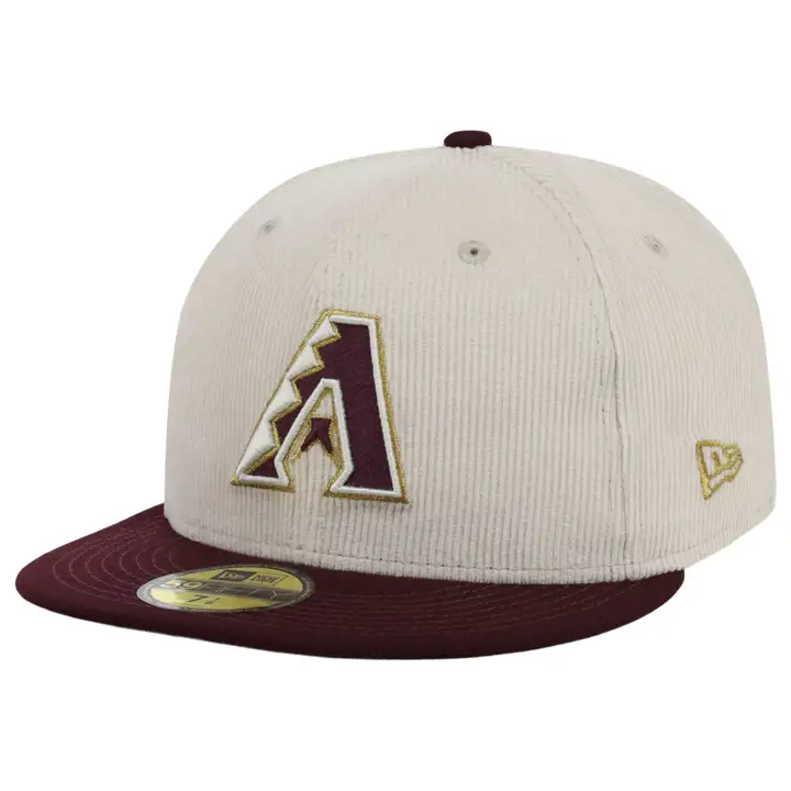 Arizona Diamondbacks MLB Majestic Maroon 59FIFTY IVO/MAR/GRY