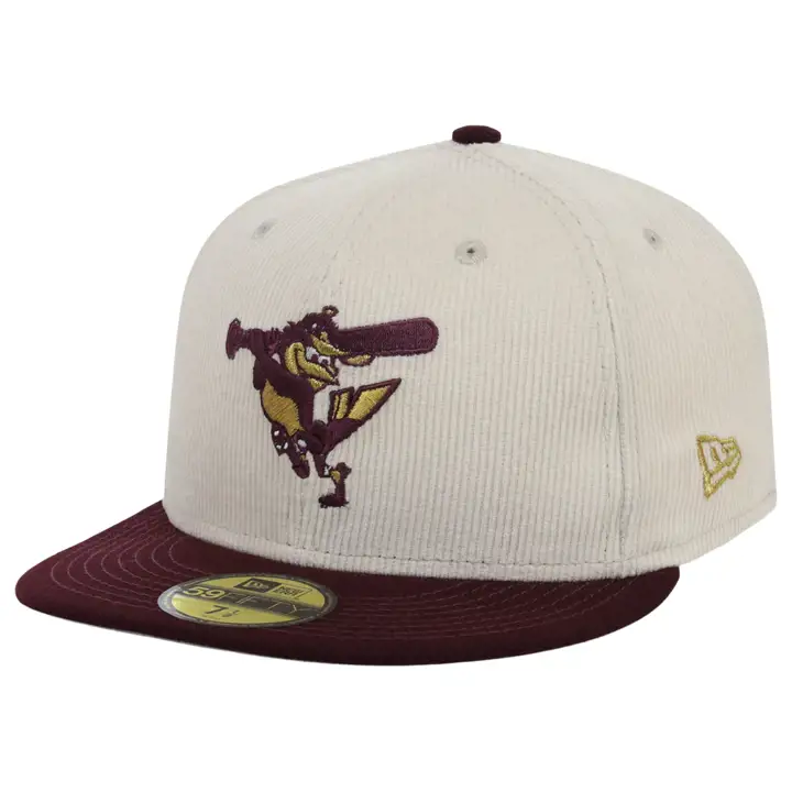 Baltimore Orioles MLB Majestic Maroon 59FIFTY IVO/MAR/GRY