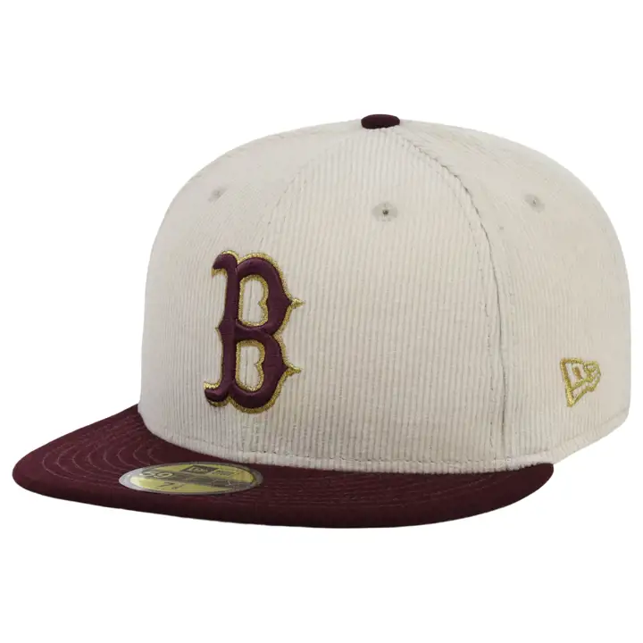 Boston Red Sox MLB Majestic Maroon 59FIFTY IVO/MAR/GRY