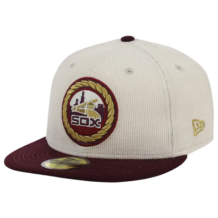 Chicago White Sox MLB Majestic Maroon 59FIFTY IVO/MAR/GRY