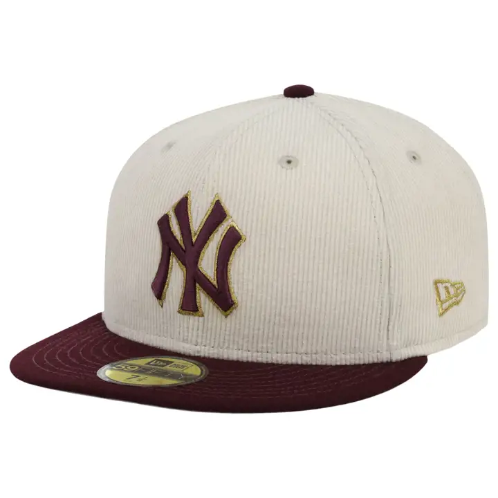 New York Yankees MLB Majestic Maroon 59FIFTY IVO/MAR/GRY