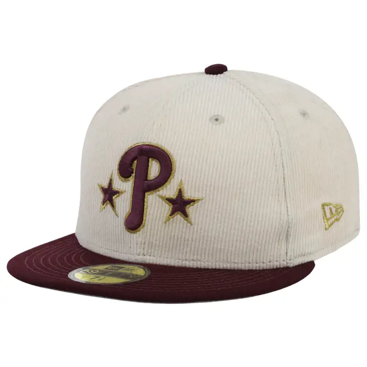Philadelphia Phillies MLB Majestic Bordeaux 59FIFTY IVO/MAR/GR