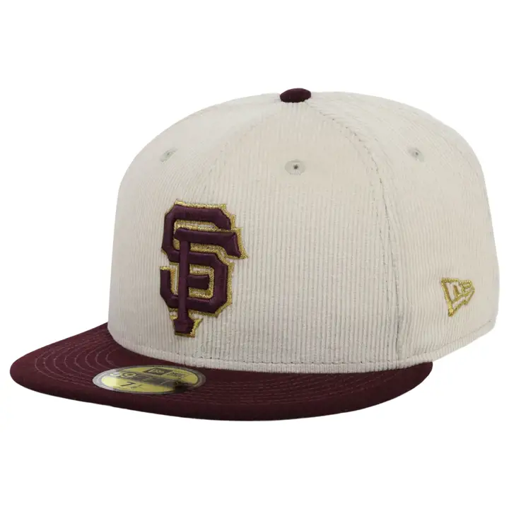 San Francisco Giants MLB Majestic Grenat 59FIFTY IVO/MAR/GRY
