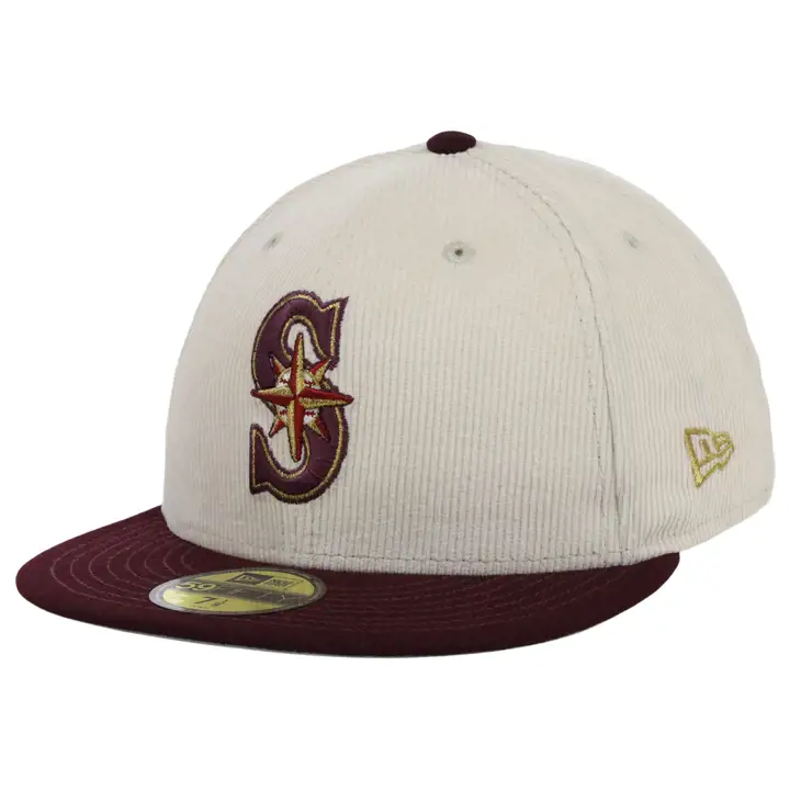 Seattle Mariners MLB Casquette 59FIFTY Majestic bordeaux IVO/MAR/GRY