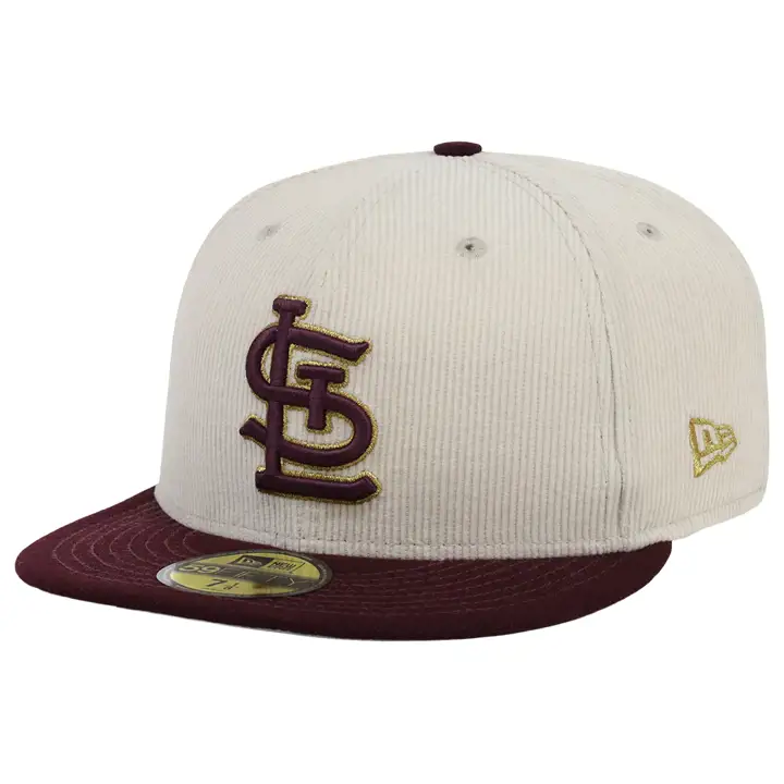 St. Louis Cardinals MLB Majestic Maroon 59FIFTY IVO/MAR/GRY