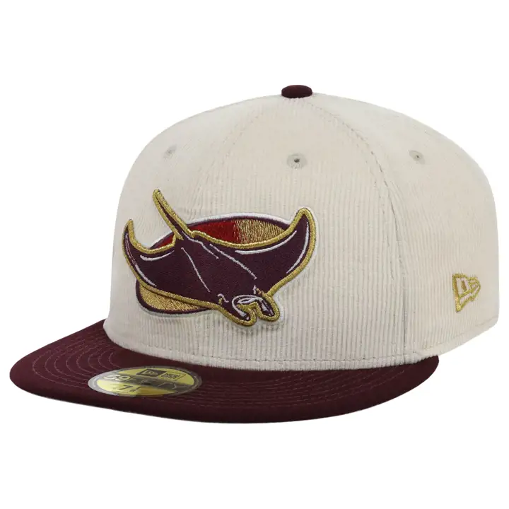 Casquette MLB Tampa Bay Rays Majestic 59FIFTY bordeaux IVO/MAR/GRY