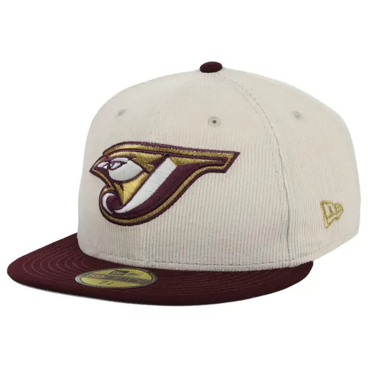 Toronto Blue Jays MLB Majestic Grenat 59FIFTY IVO/MAR/GRY