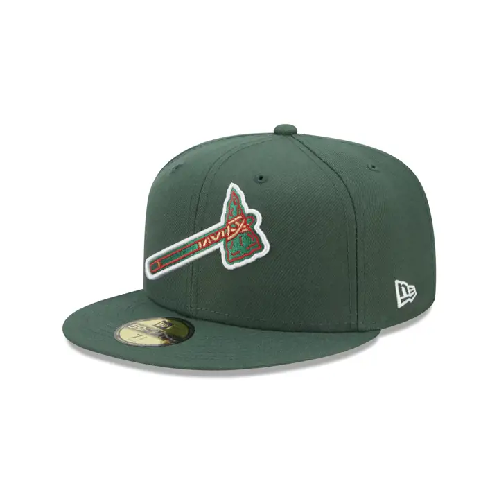 Atlanta Braves MLB Tinsel 59FIFTY VERT/VERT/ROUGE