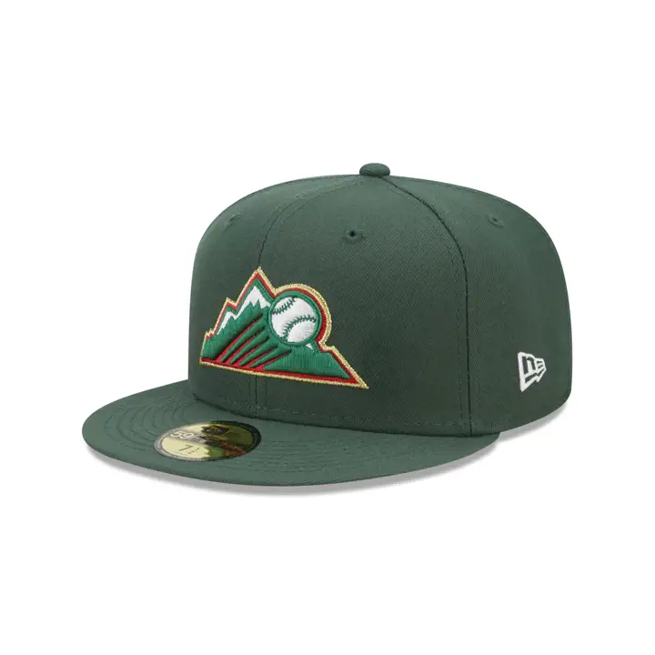 Colorado Rockies MLB Tinsel 59FIFTY VERT/VERT/ROUGE