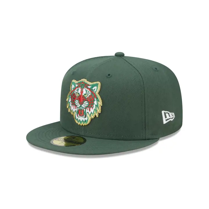 Detroit Tigers MLB Tinsel 59FIFTY GRN/GRN/RED