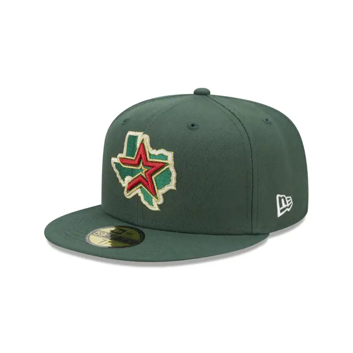 Casquette 59FIFTY en Tinsel MLB des Houston Astros VERT/VERT/ROUGE
