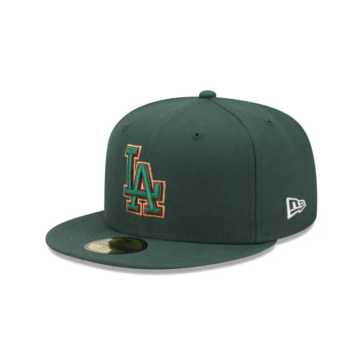 Los Angeles Dodgers MLB Tinsel 59FIFTY VERT/VERT/ROUGE