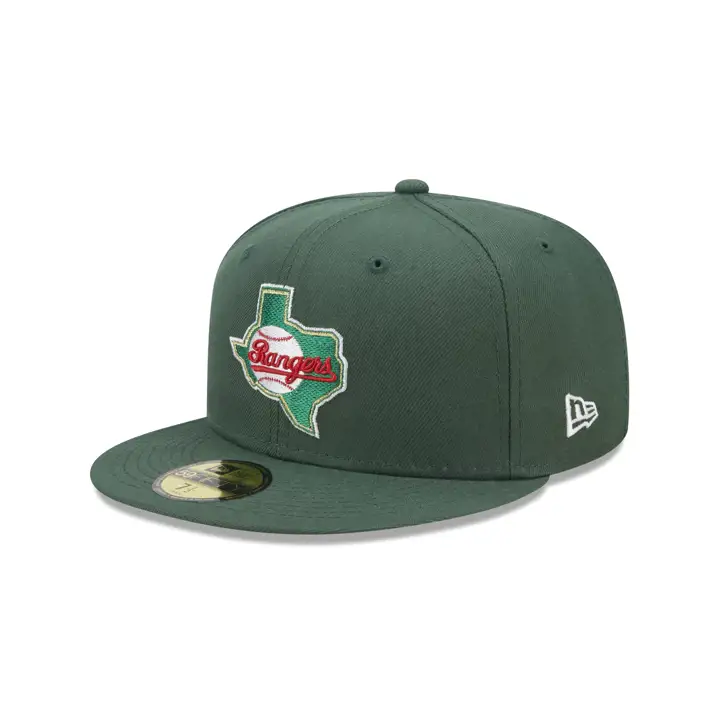 Texas Rangers MLB Guirlande 59FIFTY VERT/VERT/ROUGE