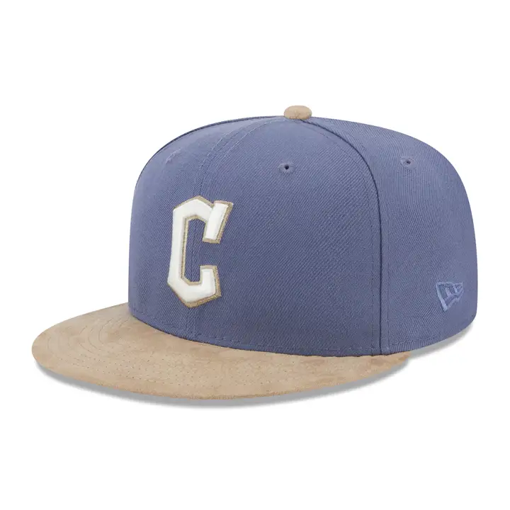 Cleveland Guardians MLB Slate Suede 59FIFTY BLEU/OCRE/GRIS