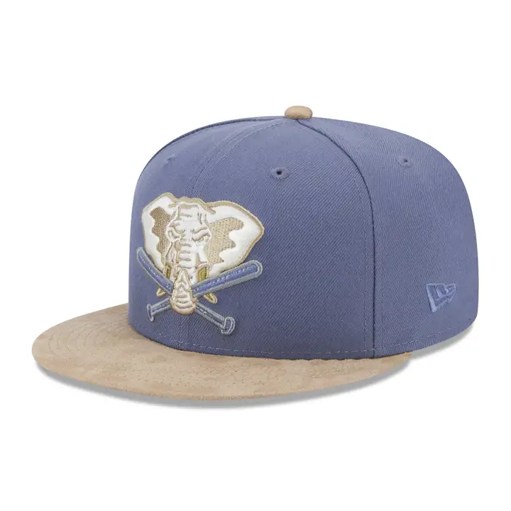 Casquette Oakland Athletics MLB Slate Suede 59FIFTY BLEU/BRUN CLAIR/GRIS