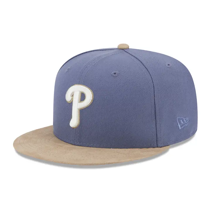 Philadelphia Phillies MLB Slate Suede 59FIFTY BLEU/BRUN CLAIR/GRIS