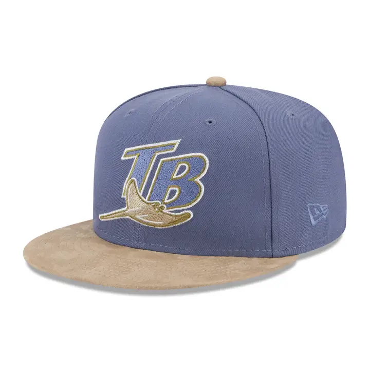 Tampa Bay Rays MLB Slate Suede 59FIFTY BLEU/BRUN CLAIR/GRIS