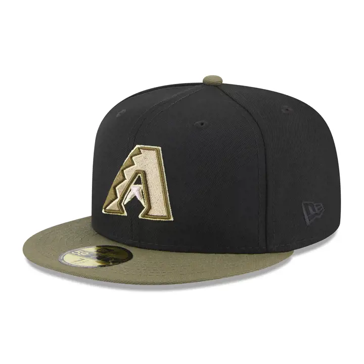 Casquette Arizona Diamondbacks MLB Black Olive 59FIFTY BLK/OLV/PNK