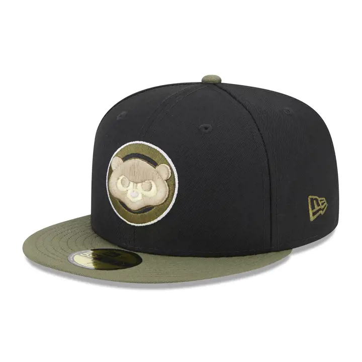 Casquette MLB Chicago Cubs 59FIFTY Noir Olive BLK/OLV/PNK
