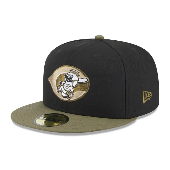 Casquette Cincinnati Reds MLB Noire Olive 59FIFTY NOI/OLV/ROS
