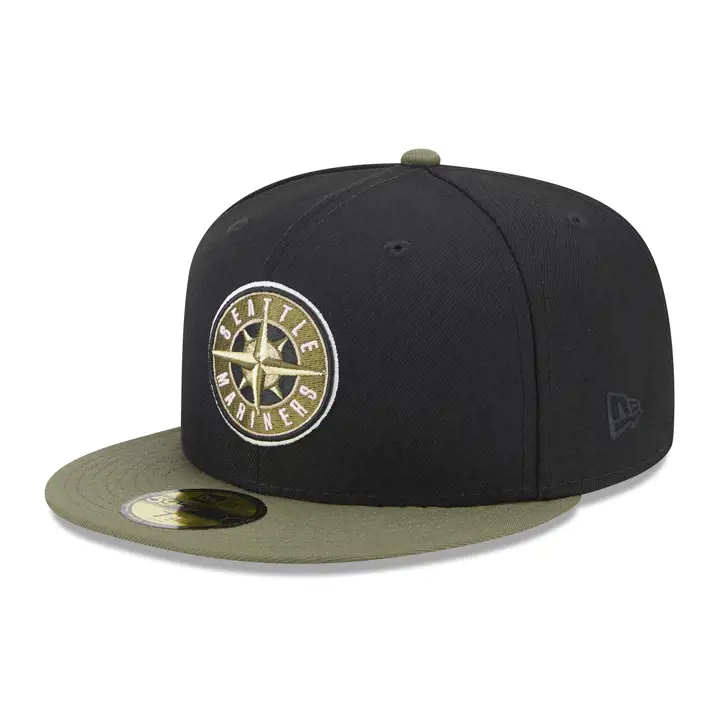 Seattle Mariners MLB Black Olive 59FIFTY NOI/OLV/ROS