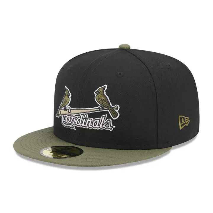 Casquette St. Louis Cardinals MLB Black Olive 59FIFTY BLK/OLV/PNK