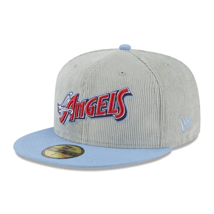 Casquette Anaheim Angels MLB Cord Script 59FIFTY GRIS/MARINE/GRIS