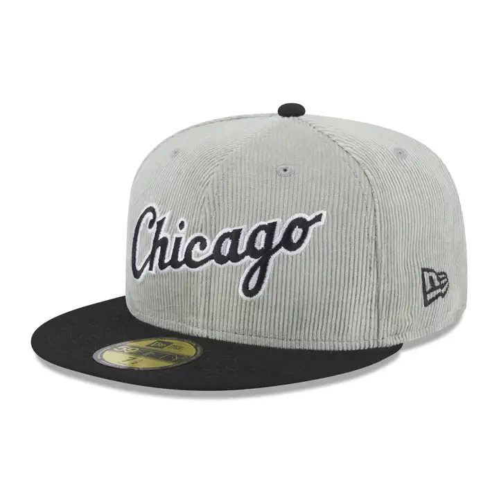 Casquette MLB 59FIFTY Chicago White Sox Cord Script GRIS/NOIR/GRIS