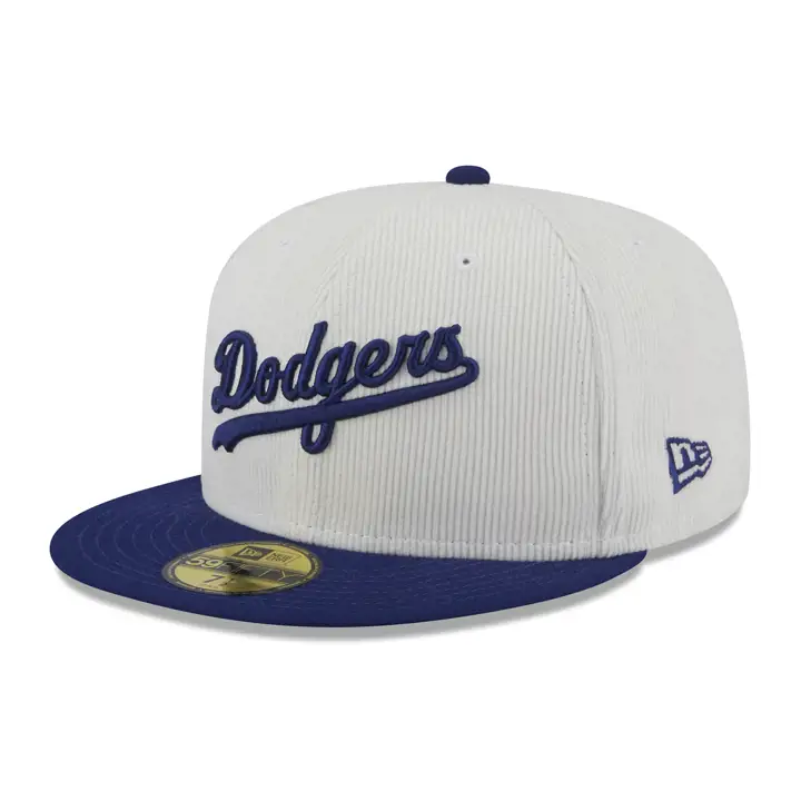 Casquette 59FIFTY Los Angeles Dodgers MLB Cord Script WHT/BLUE/GRY
