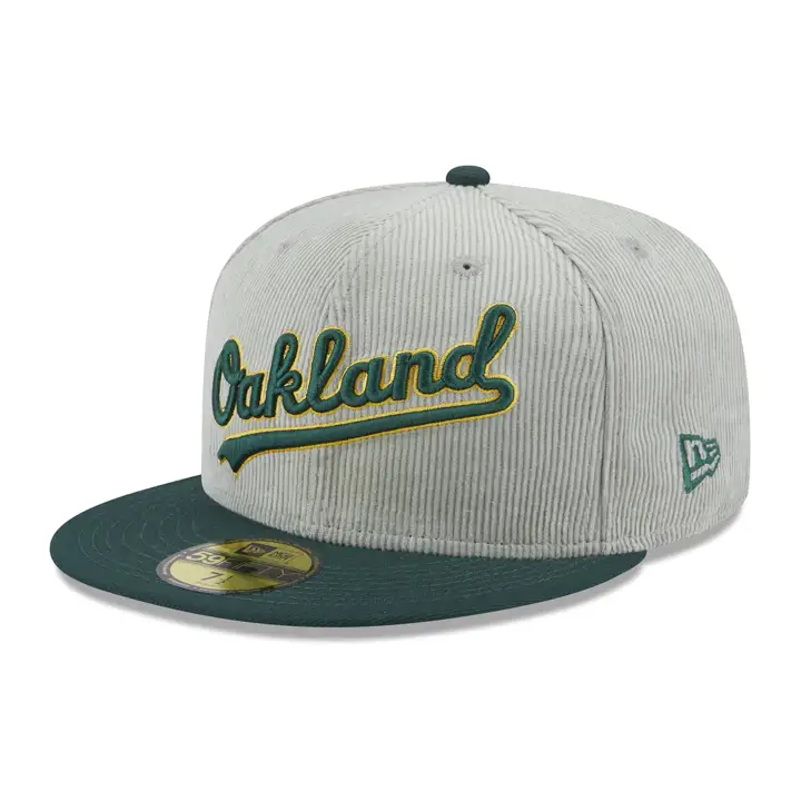 Casquette Oakland Athletics MLB Cord Script 59FIFTY GRY/GRN/GRY